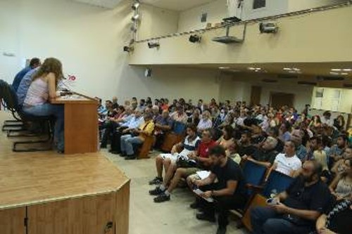 Στιγμιότυπο από τη σύσκεψη στη Θεσσαλονίκη