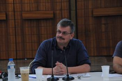 Ο Ελ. Βαγενάς στο σεμινάριο