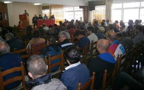 Από τη Συνέλευση των οικοδόμων