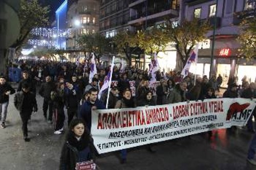 Μαζική ήταν η συγκέντρωση στη Θεσσαλονίκη