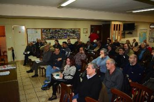 Στιγμιότυπο από την προχτεσινή σύσκεψη