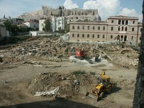 Ελάχιστες από τις αρχαιότητες που βρέθηκαν και θα καταστραφούν για χάρη του Νέου Μουσείου Ακρόπολης