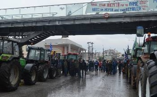 Μαζική η κινητοποίηση των Αγροτικών Συλλόγων στη Χαλκίδα