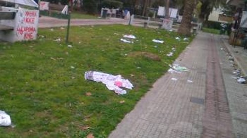 Η εικόνα που παρουσιάζουν χώροι του Γεωπονικού Πανεπιστημίου μιλάει από μόνη της