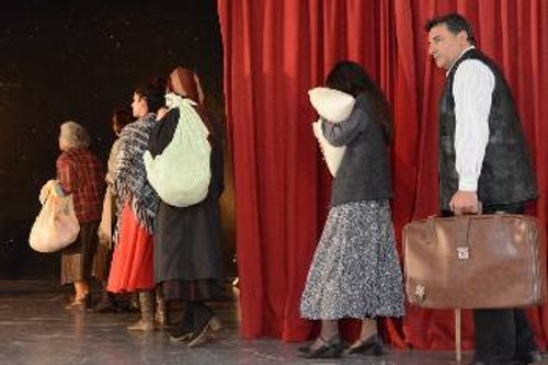 Η μετανάστευση και η προσφυγιά ήταν το θέμα της θεατρικής παράστασης