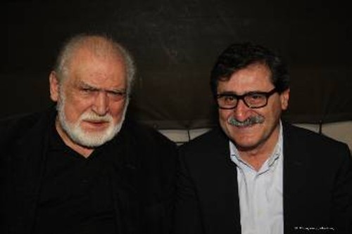 Ο Κ. Πελετίδης με τον Κ. Καζάκο