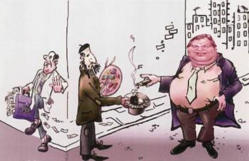 Επίκαιρο σκίτσο που φιλοτέχνησε εικαστικός