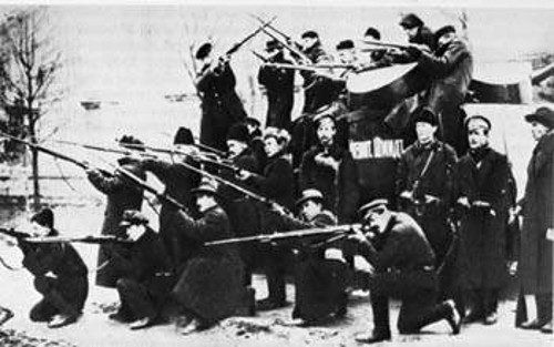 Ομάδα της Κόκκινης Φρουράς του μαχητικού αποσπάσματος του εργοστασίου «Πουτίλοφ»