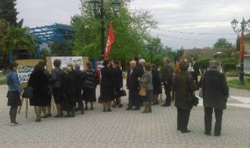 Από την έκθεση που λειτούργησε στο χώρο της εκδήλωσης