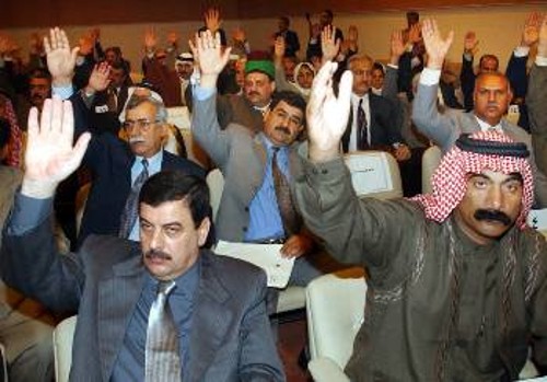 Από την ψηφοφορία στο Ιρακινό κοινοβούλιο