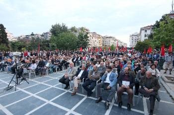 Από την πρώτη εκδήλωση, η οποία πραγματοποιήθηκε στην πλατεία Ρωμαϊκής Αγοράς
