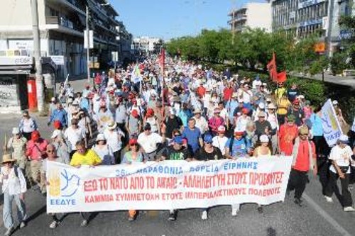 Από την περσινή Μαραθώνια Πορεία Ειρήνης