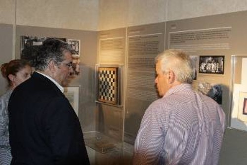 Από την ξενάγηση στο μουσείο