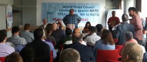 Στιγμιότυπο από τη διεθνή διάσκεψη