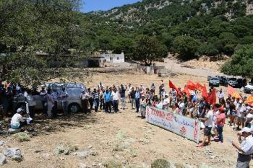 Από την εκδήλωση των ΤΟ Ηρακλείου και Ρεθύμνου του ΚΚΕ