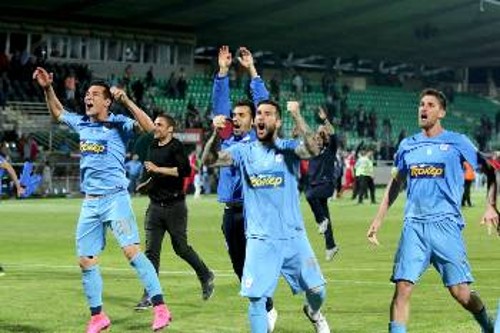Αναλογές πανηγυρικές στιγμές θέλουν να ζήσουν σήμερα οι παίκτες της γιαννώτικης ομάδας