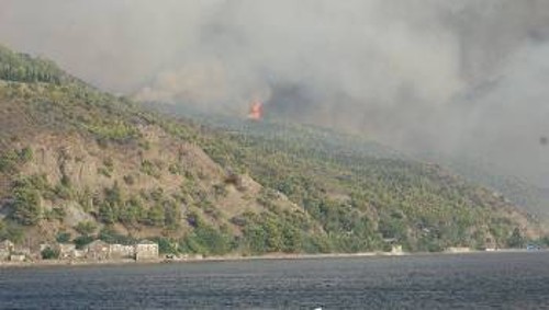 Επί τρεις μέρες έκαιγε ανεξέλεγκτα η φωτιά στη Λίμνη