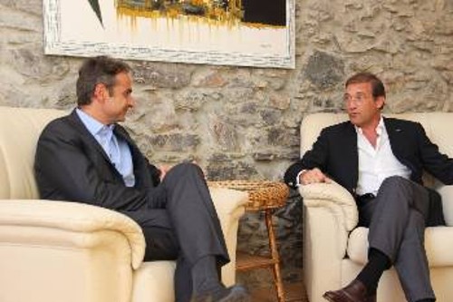 Από τη συνάντηση του Κυρ. Μητσοτάκη με τον Π. Π. Κοέλιου