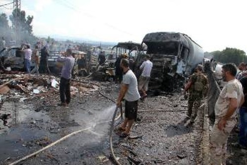 Χτες, στην Ταρτούς, μετά από βομβιστική επίθεση του «Ισλαμικού Κράτους»