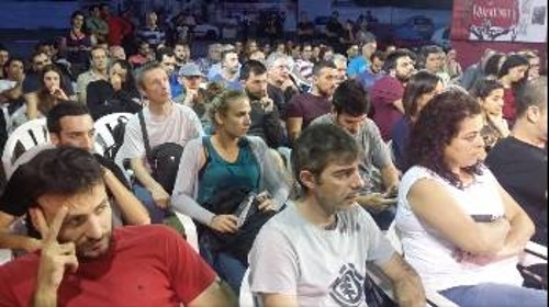 Από την εκδήλωση που πραγματοποιήθηκε στο χώρο του πρώην στρατοπέδου «Π. Μελά»