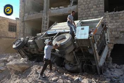 Συνεχίζονται οι μάχες στο Χαλέπι