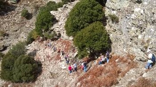 Από την πορεία στο βουνό, προς τη θέση «Πλατανίδι»