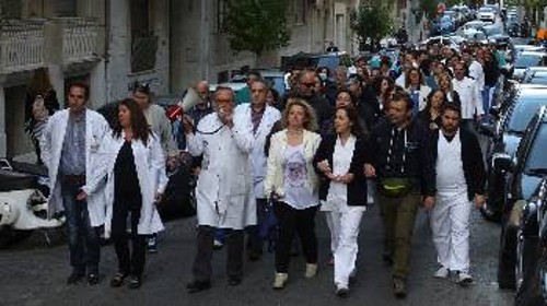 Από κινητοποίηση των εργαζομένων στον «Ευαγγελισμό»