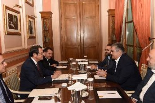 Από τη χτεσινή συνάντηση