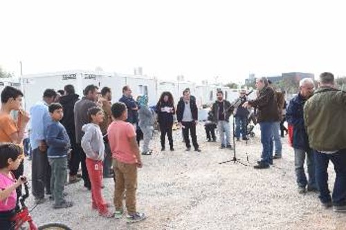 Στιγμιότυπο από την περιοδεία στη Ριτσώνα