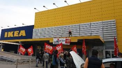 Από τις αγωνιστικές παρεμβάσεις του SGB στην Ιταλία