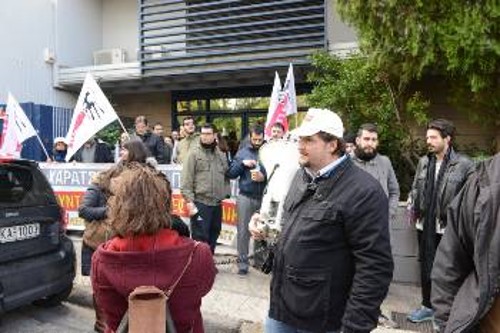 Το ΣΕΤΗΠ και η Σωματειακή Επιτροπή βρέθηκαν έξω από την εταιρεία