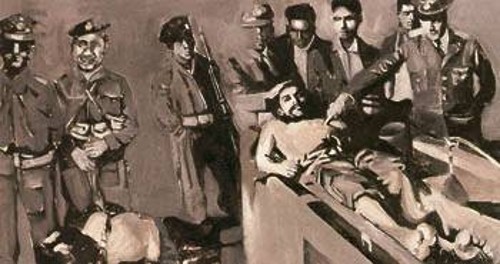 Κυριάκος Κατζουράκης, «Μάθημα ανατομίας», 1968