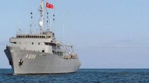 Το τουρκικό πλοίο «Τσεσμέ»
