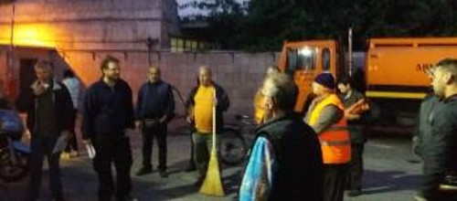 Από τη χτεσινή εξόρμηση πριν από την έναρξη της πρωινής βάρδιας