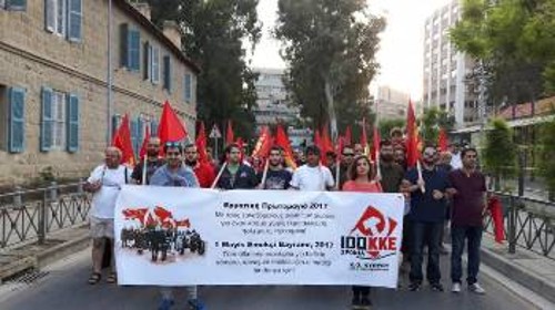 Από την πορεία στη Λευκωσία
