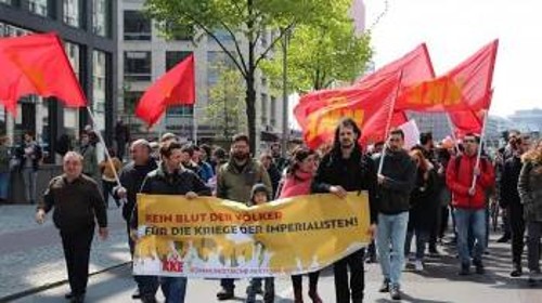 Από τη συμμετοχή του μπλοκ του ΚΚΕ στο Βερολίνο