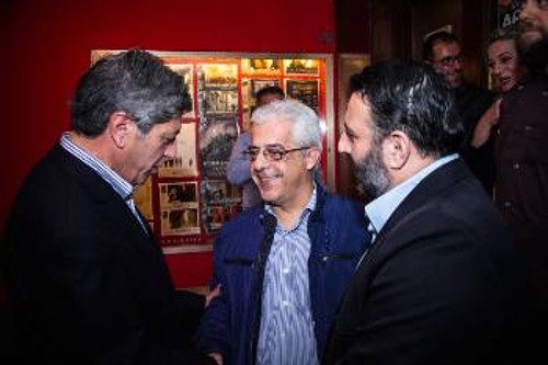Ο Ν. Σοφιανός με τον Παλαιστίνιο πρέσβη