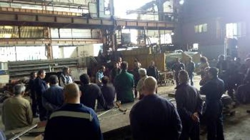 Οι εργαζόμενοι των ναυπηγείων εκφράζουν τη διάθεσή τους για αγωνιστικές πρωτοβουλίες