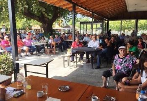 Με τη μαζική συμμετοχή τους στη Λαϊκή Συνέλευση, οι κάτοικοι του Βαλτινού εξέφρασαν την απόφασή τους να αγωνιστούν με όλα τα μέσα για να μην προχωρήσει η ρυπογόνα επένδυση
