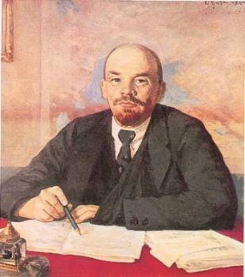 Ο Β. Ι. Λένιν το Σεπτέμβρη του 1918