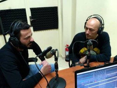 Από τη χτεσινή επίσημη επανέναρξη της λειτουργίας του webradio
