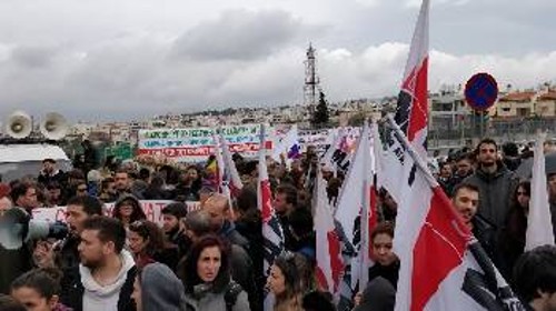 Από την προηγούμενη κινητοποίηση των εκπαιδευτικών στο υπουργείο Παιδείας