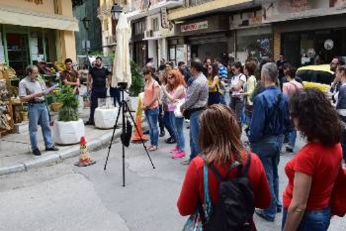 Στο σημείο δολοφονίας της Ελ. Σβορώνου