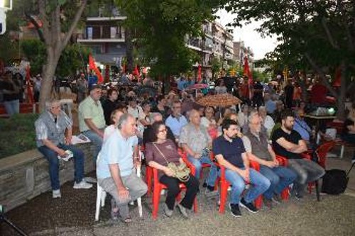 Η Θ. Καπέτη, μέλος της ΚΕ του ΚΚΕ, μίλησε σε συγκέντρωση της ΚΟ Δ' Διαμερίσματος Θεσσαλονίκης