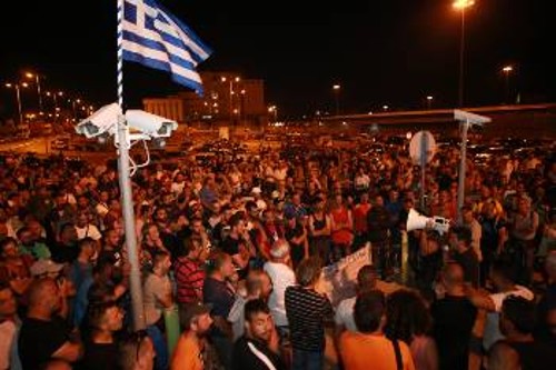 Από την πρόσφατη απεργιακή κινητοποίηση