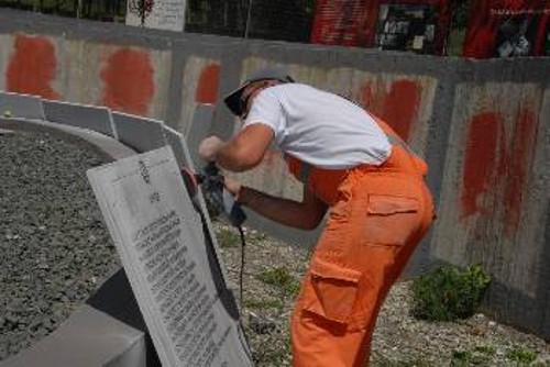 Από τις εργασίες που ολοκληρώνονται αυτές τις μέρες στο Μουσείο και τον χώρο του μνημείου
