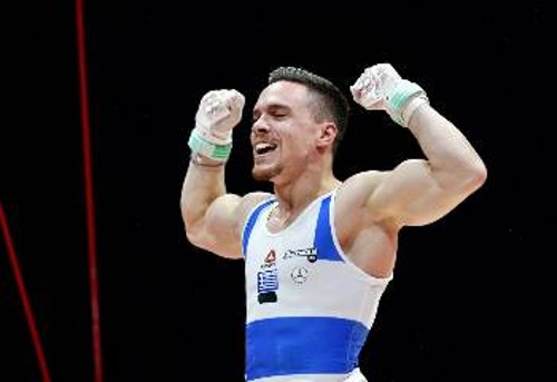 Ακόμη πιο κοντά στους Ολυμπιακούς του Τόκιο έφερε τον Λευτέρη Πετρούνια η πρόκριση στον τελικό των κρίκων στο Παγκόσμιο Πρωτάθλημα