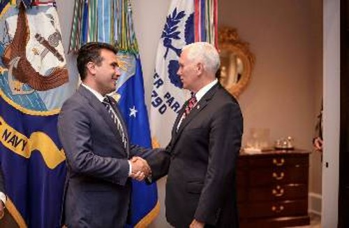 Μέχρι και ο αντιπρόεδρος των ΗΠΑ Μ. Πενς «επιστρατεύτηκε» για την ΠΓΔΜ, πριν το δημοψήφισμα της 30ής Σεπτέμβρη, που είχε συμμετοχή μόλις 37%