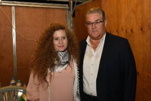 Με τον ΓΓ της ΚΕ του ΚΚΕ, Δ. Κουτσούμπα
