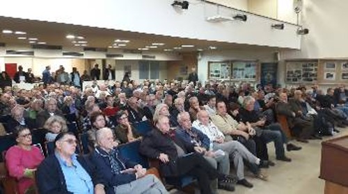 Από τη χτεσινή μαζική σύσκεψη συνταξιούχων στη Θεσσαλονίκη